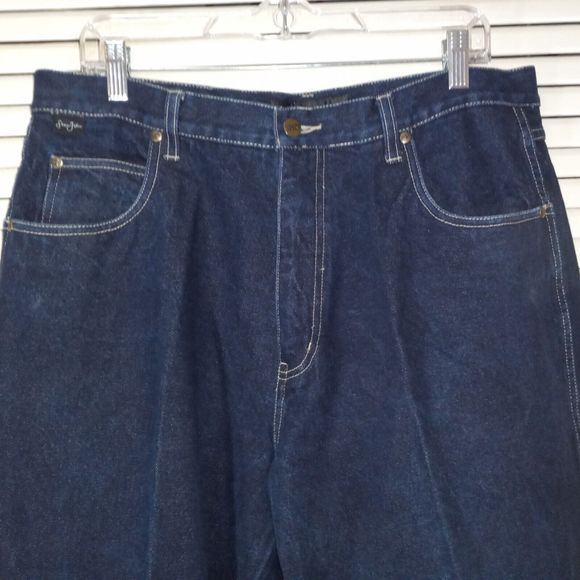 Vintage Sean John Jeans 34 Baggy Straight Skater Hip Hop 34X30 Hong Kong Hemmed - Picture 6 of 15